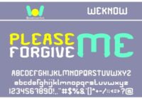 Please Forgive Me Font - Featured Image