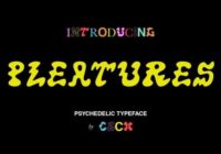 Pleatures Font - Featured Image