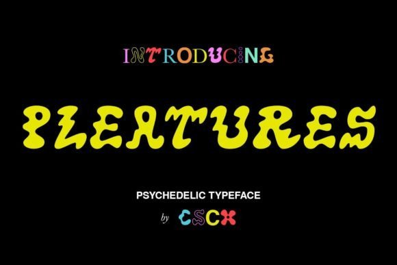 Pleatures Font - Featured Image