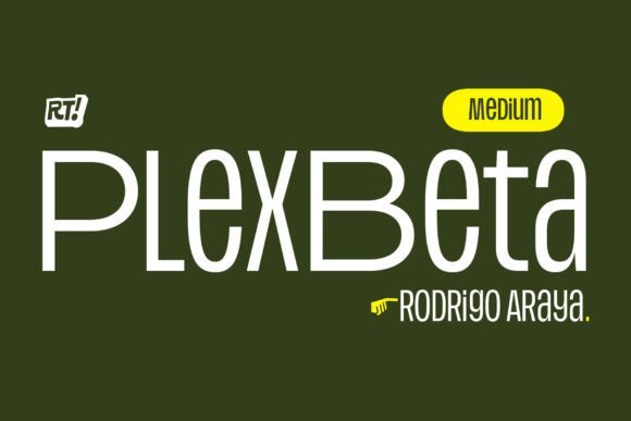 Plex Beta Medium Font - Featured Image