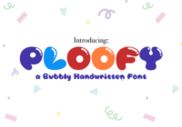 Ploofy Font - Featured Image