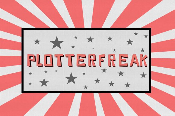 Plotterfreak Font - Featured Image