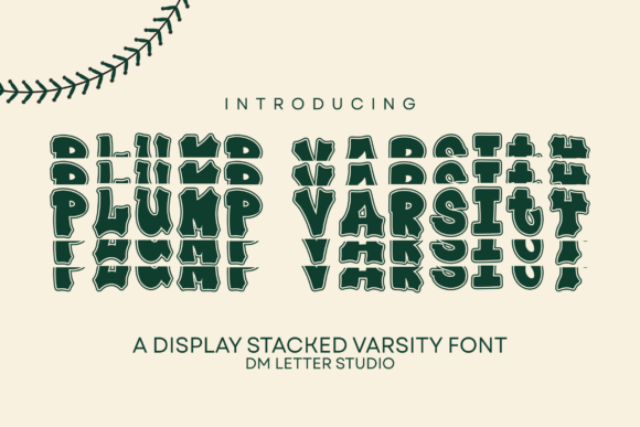 Plump Varsity Stacked Font - Featured Image