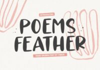 Poems Feather Font - Featured Image