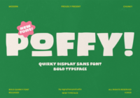 Poffy Font - Featured Image