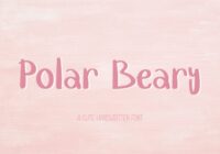 Polar Beary Font - Featured Image