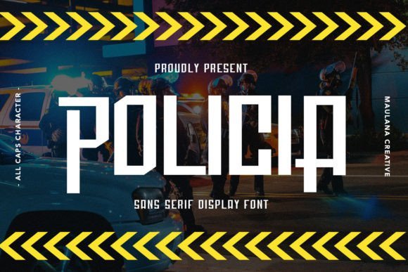 Policia Font - Featured Image