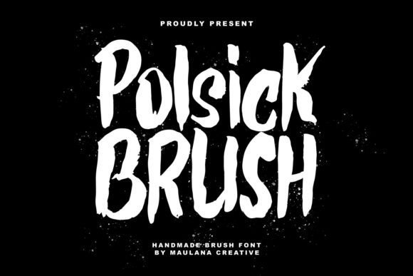 Polsick Brush Font - Featured Image