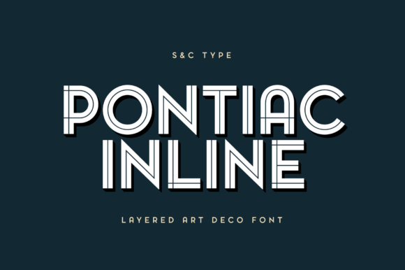 Pontiac Inline Font - Featured Image