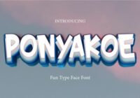 Ponyakoe Font - Featured Image