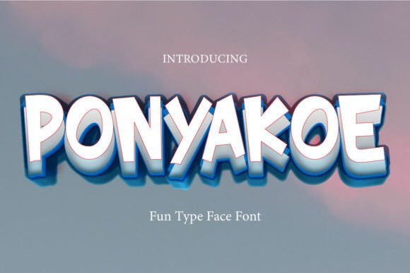 Ponyakoe Font - Featured Image