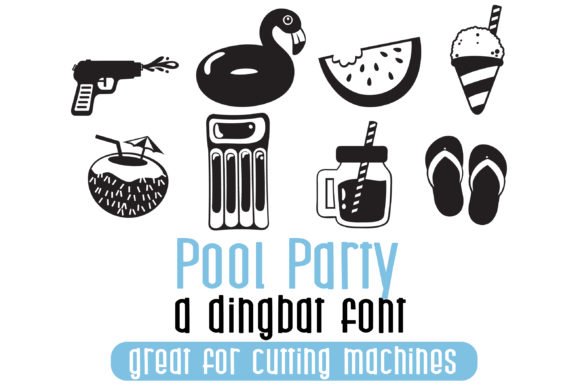 Pool Party Font - Featured Image