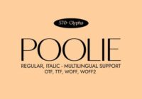 Poolie Font - Featured Image
