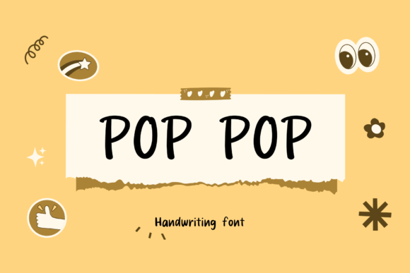Pop Pop Font - Featured Image