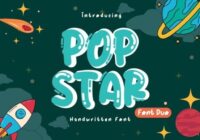 Pop Star Font - Featured Image
