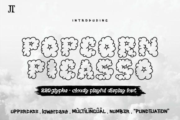 Popcorn Picasso Font - Featured Image