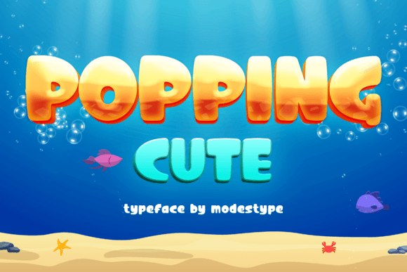 Popping Cute Font - Featured Image