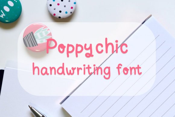 Poppychic Font - Featured Image