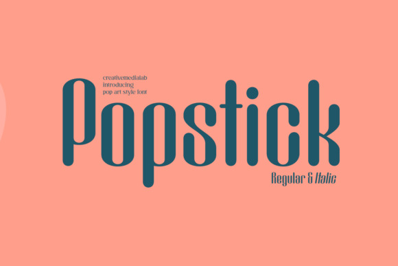 Popstick Font - Featured Image