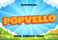 Popvello Font Font - Featured Image