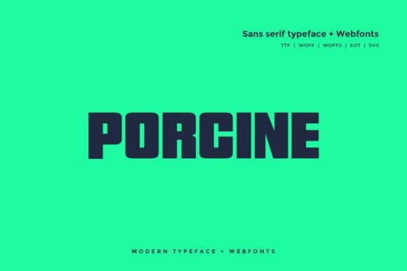 Porcine Font - Featured Image