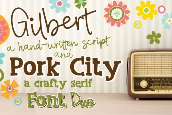 Pork City and Gilbert Duo Font - Featured Image