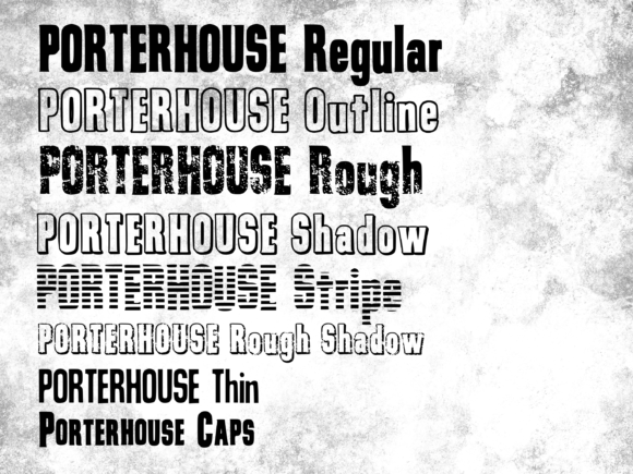 Porterhouse Font - Featured Image