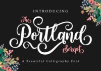 Portland Script Font - Featured Image