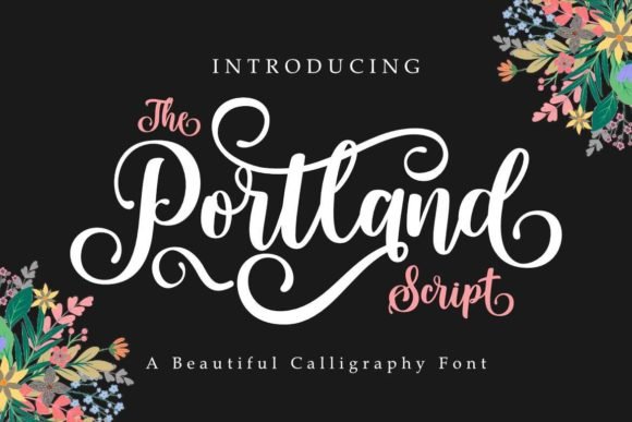 Portland Script Font - Featured Image