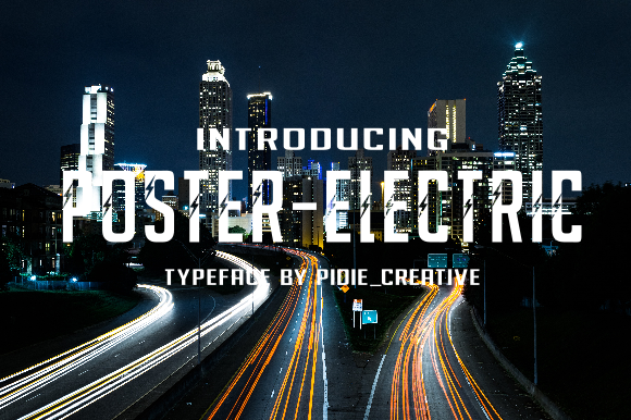 Poster-Electric Font - Featured Image