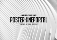 Poster-Lineportal Font - Featured Image