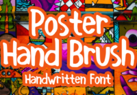 Poster Hand Brush Font - Featured Image