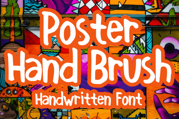 Poster Hand Brush Font - Featured Image