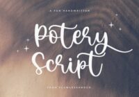 Potery Script Font - Featured Image