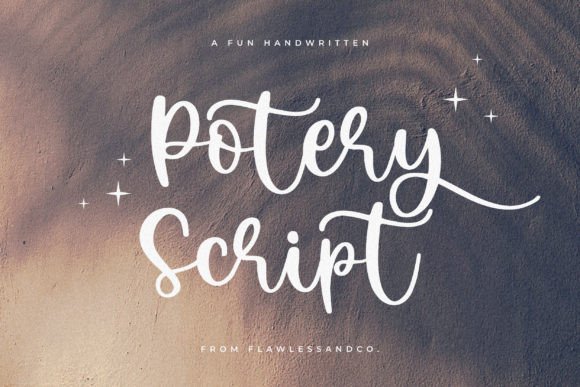 Potery Script Font - Featured Image