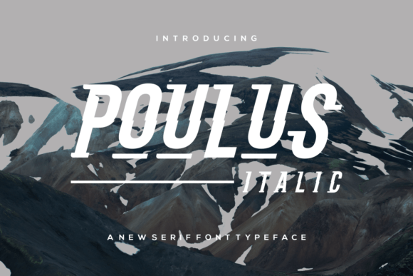Poulus Italic Font Font - Featured Image