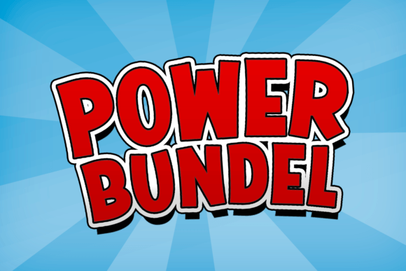 Power Bundel Font - Featured Image
