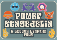 Power Stagedelia Font - Featured Image