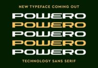 Powero Font - Featured Image