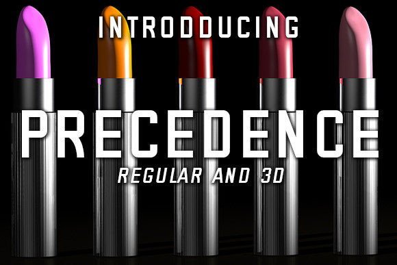 Precedence Font - Featured Image