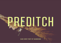 Preditch Font - Featured Image