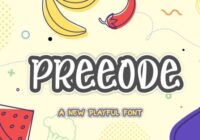 Preeode Font - Featured Image