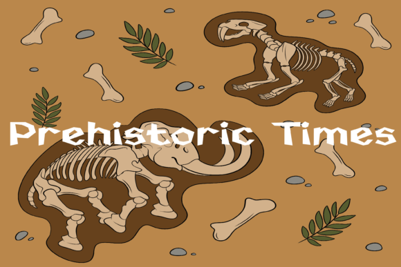 Prehistoric Times Font - Featured Image