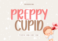 Preppy Cupid Font - Featured Image