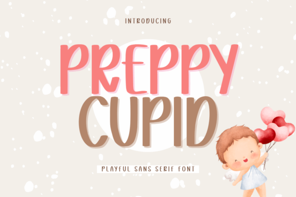 Preppy Cupid Font - Featured Image