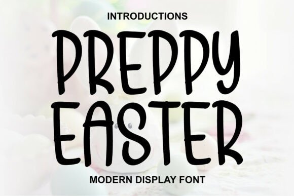 Preppy Easter Font - Featured Image