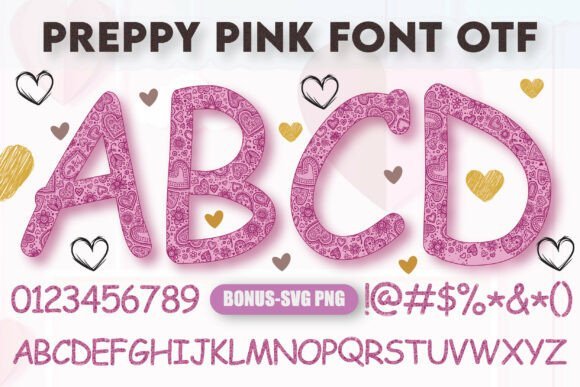 Preppy Pink Font - Featured Image