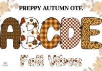 Preppyfall5 Plaid Font - Featured Image