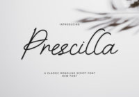 Prescilla Font - Featured Image