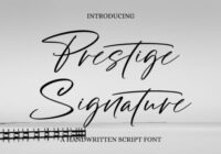 Prestige Signature Font - Featured Image